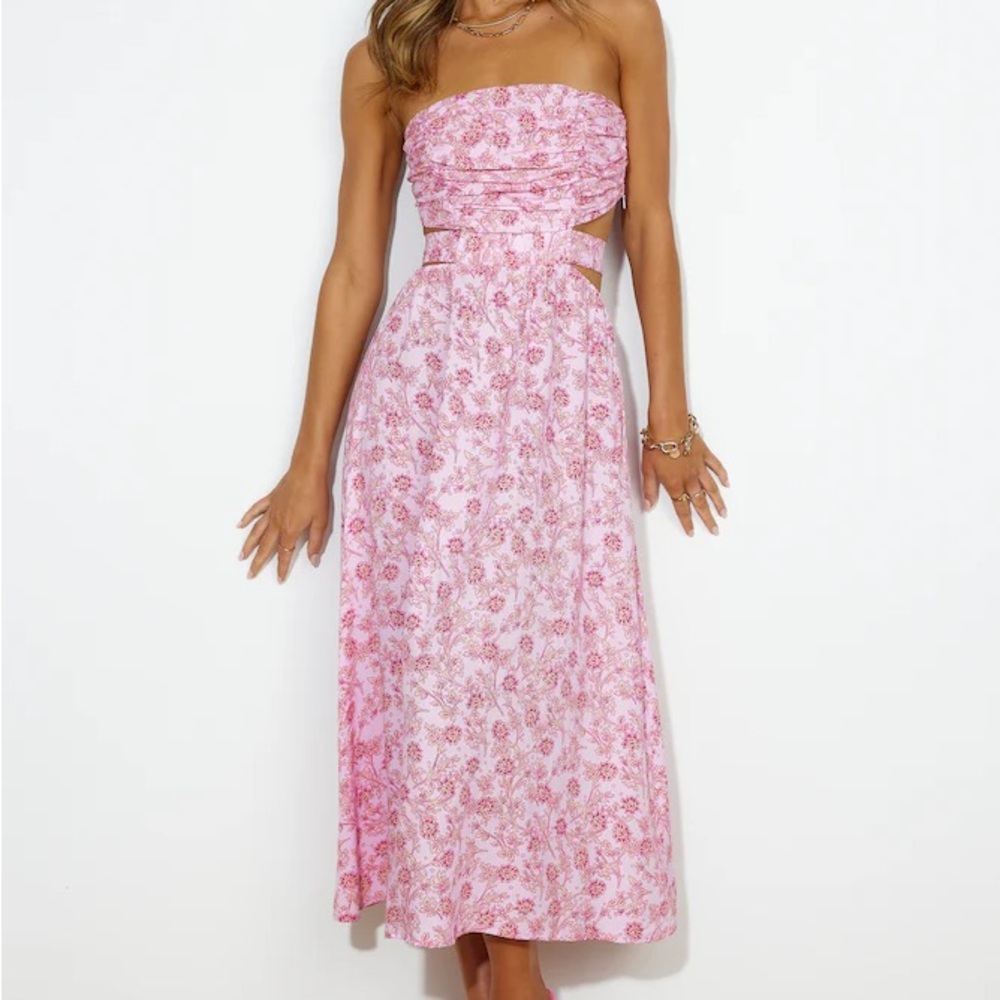 NWT MORE COOKIES BABY MAXI DRESS PINK - Hello Molly - Small